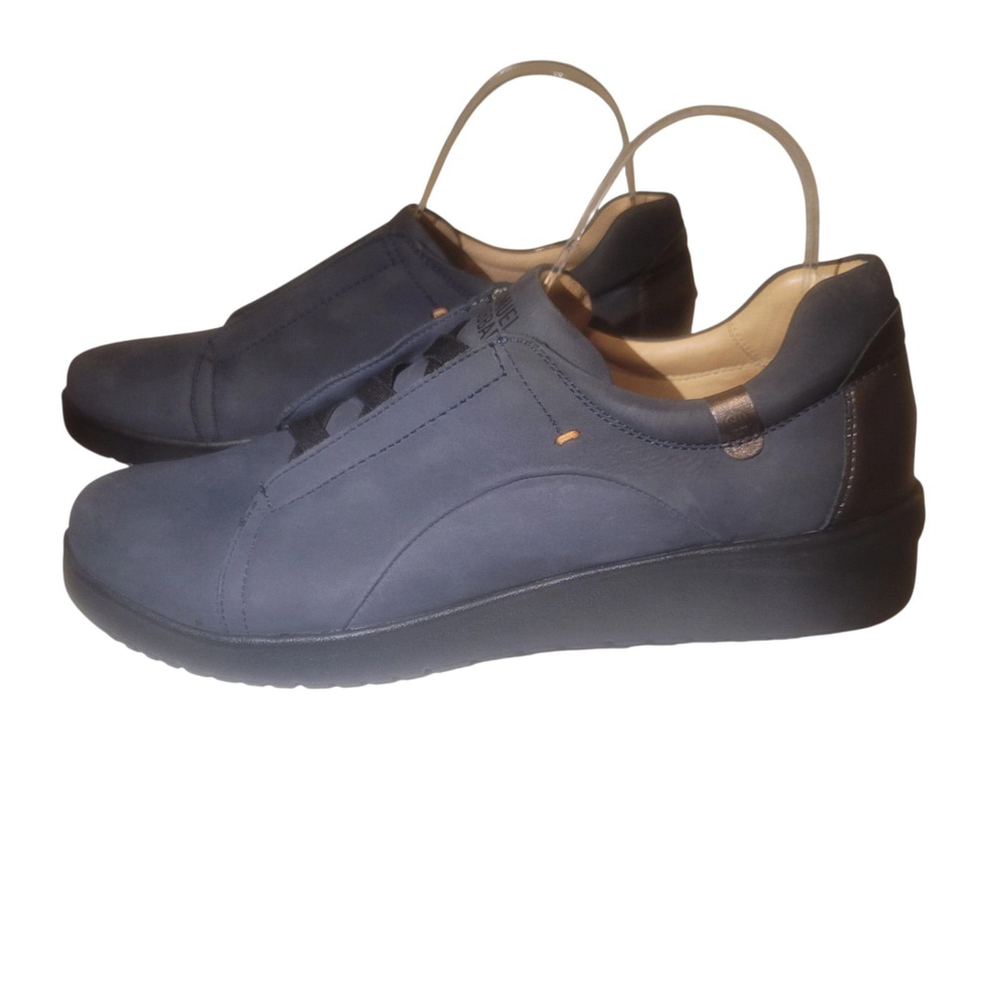 Samuel Hubbard Featherlight Marin‎ Gore-Lace Womens Shoes Sz 11M Navy Sneakers